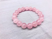 Pink Rose Quartz Love Bracelet