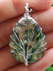 Tree of Life Abalone Amulet