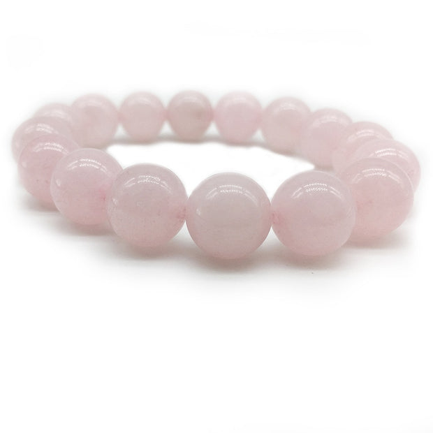 Pink Rose Quartz Love Bracelet