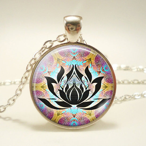 Chakra Symbols Life Charm Energy Pendant