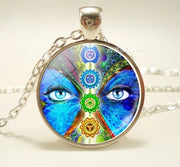 Chakra Symbols Life Charm Energy Pendant