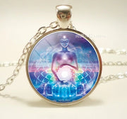 Chakra Symbols Life Charm Energy Pendant